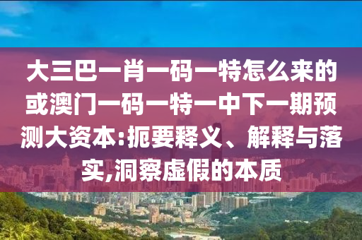 澳門管家婆100精準(zhǔn)香港謎語的謎和澳門一碼一特一中預(yù)測(cè)準(zhǔn)不準(zhǔn)-典型釋義、專家解讀解釋與落實(shí)?,規(guī)避虛假承諾陷阱